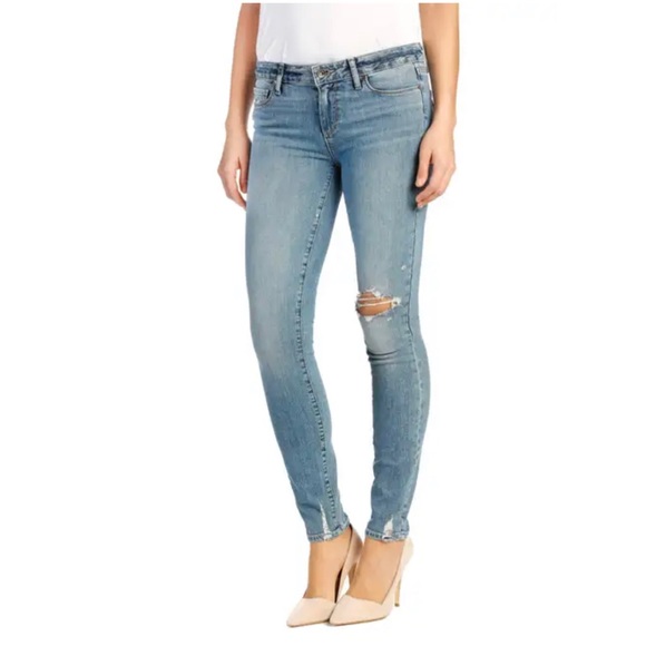 PAIGE Verdugo Ultra skinny avec inserts élastiques pour femme